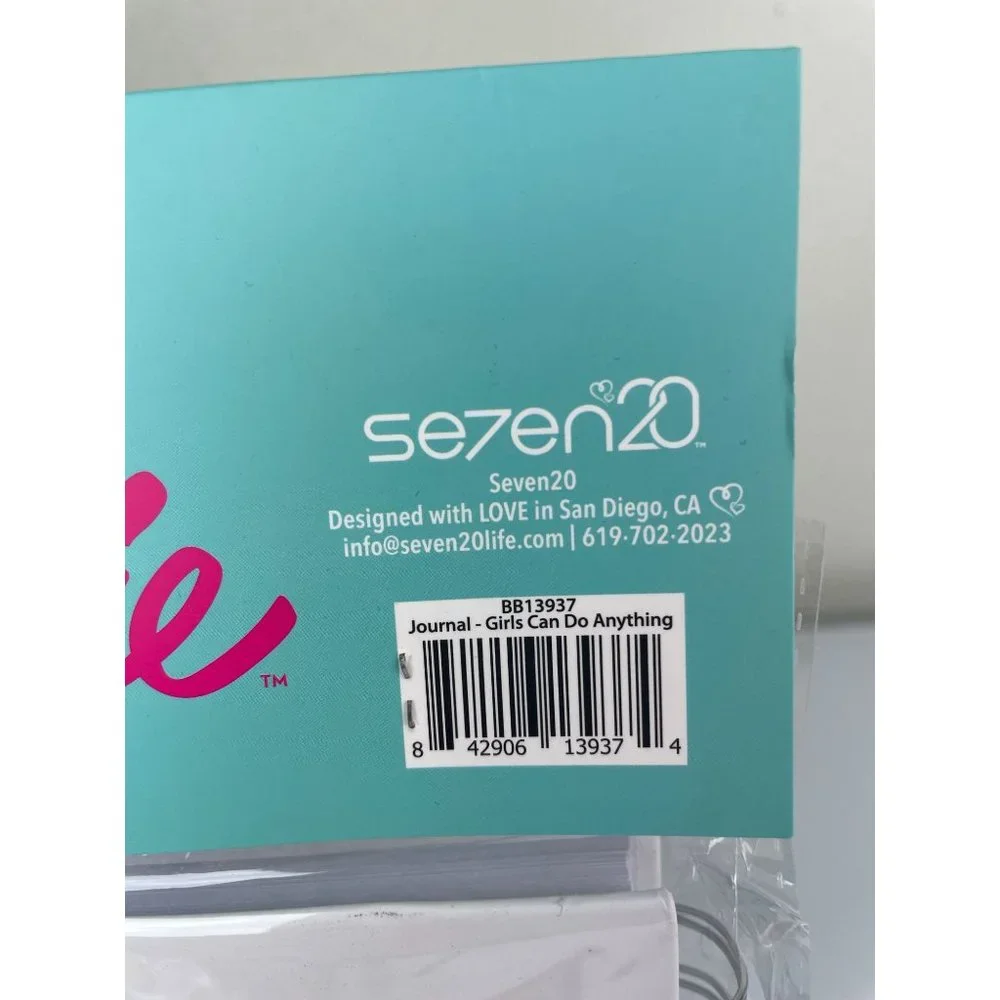 2016 New Sealed Barbie Journal Writing Notebook Girls Can Do Anything Spiral
